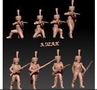 Napoleonic French Votigeurs With Kolpacks 1/35th Resin Printed Unpainted