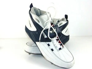 Reebok DMX NFL Equipment Football Cleats White/Dark Blue Size 19 - Picture 1 of 12
