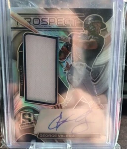 2022 Chronicles #PJA-GV George Valera Spectra Prospect Jersey Auto #’d /99 RC - Picture 1 of 2