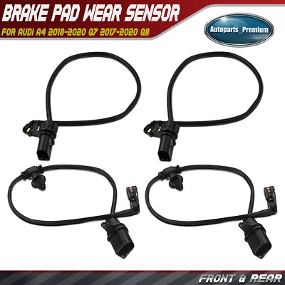 Sensor de desgaste de pastillas de freno delanteras y traseras 4 piezas para Audi A4 2018-2020 Q7 2017-2020 Q8 Foto 1 de 4