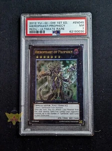 Yu-Gi-Oh! | Hierophant of Prophecy | PSA 7 NM | REDU-EN045 Ultimate Rare 2012 - Picture 1 of 3