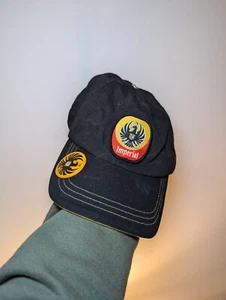 Imperial Beer Hat Patch Bottle Opener Costa Rica Black Adjustable - Picture 1 of 6