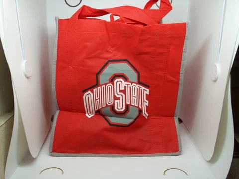 Ohio State Buckeyes Printed Non-Woven Reusable Grocery Tote Bag 13"x12"x9" New Cover