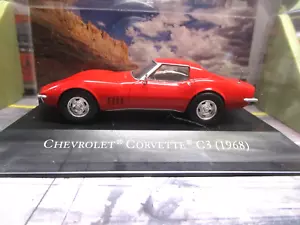 CHEVROLET Corvette C3 Coupe Stingray 1968 red rot V8 Muscle Car IXO Altaya 1:43 - Bild 1 von 4