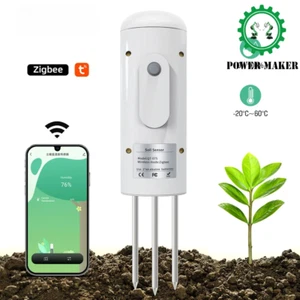 WiFi Tuya Smart Soil Temperature Humidity Detector Wireless Moisture Monitor New - Picture 1 of 8