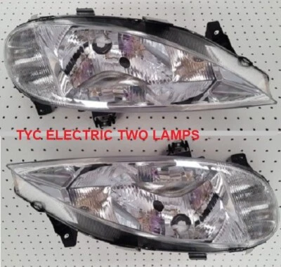 Par de faros eléctricos Renault Megane modelo 1999 02 diestro derecho dos lámparas TYC nuevos Foto 1 de 3