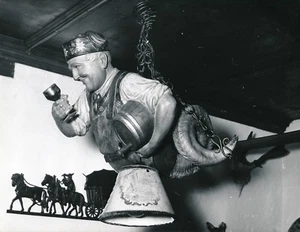 LECH AM ARLBERG c. 1960 - Lustre Insolite de l'Hôtel Post Autriche - NV 277 - Foto 1 di 2
