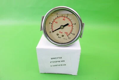 00 mm flüssigkeitsgefülltes 0-160 Psi Manometer 1/8" NPT (A90)