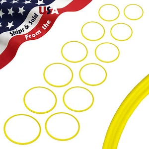 BRAND NEW! YELLOW Speed & Agility Training Rings (Set of 12) ~ FREE USA SHIPPING - Picture 1 of 7