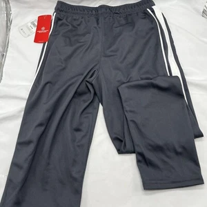 Bcg Boys Soccer Pants Black And White Size M Zip Up Ankle - Picture 1 of 9