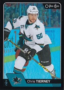 16/17 O-PEE-CHEE OPC RAINBOW BLACK #316 CHRIS TIERNEY /100 SHARKS *28653 - Picture 1 of 1