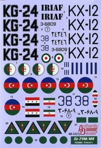 Authentic AU-4832 1/48 Su-24M/MR Fencer-D/E Islamic Fencers - Foto 1 di 3
