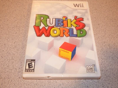 Rubik's World Game Complete w/Manual/Case & Tested For Wii. - Image 1 of 3