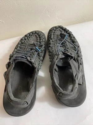 Keen Uneek Men's 10 Slip-On Sandals Paracord Water Shoes Gray - Изображение 1 из 4