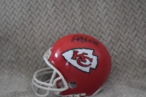 ANDY REID KANSAS CITY CHIEFS SIGNED MINI HELMET W/COA - Picture 1 of 3