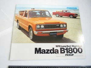 Folleto de ventas Mazda B1800 1978 camioneta folleto publicitario promoción. #9 - Imagen 1 de 3