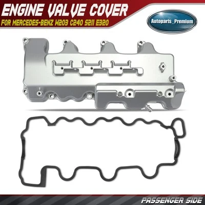 Passenger Engine Valve Cover with Gasket for Mercedes-Benz W203 C240 S211 E320 - Image 1 of 4