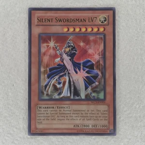 YuGiOh Silent Swordsman LV7 WC5-EN001 Ultra Rare Card World Championship 2005 - Picture 1 of 3
