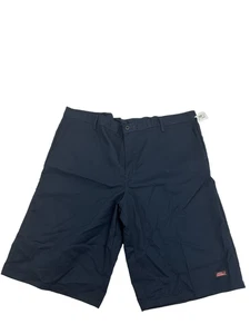 Dickies Mens Shorts Size 44 Navy Blue Workwear Casual Flat Front Durable - Picture 1 of 6