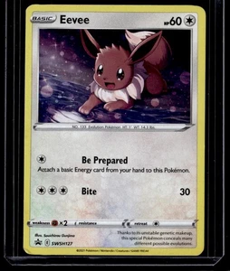 Carta Pokemon inglese promozionale Eevee SWSH127 Cosmos Holo - Foto 1 di 2