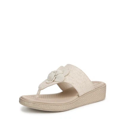 Шлепанцы женские BZees Bloom натуральные эластичные лен 11 M - Изображение 1 из 4