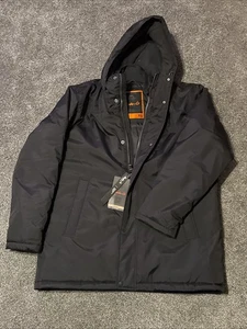 Hawke & Co. Outfitter Men's Black Winter Parka Coat Size XL NEW NWT - Picture 1 of 9