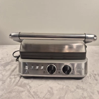 Breville BGR700BSS Sear and Press Grill – Brushed Stainless Steel - Image 1 of 4