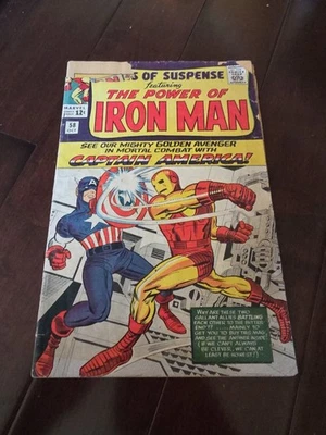 Tales of Suspense #58 gorra es Iron Man segunda aplicación Kraven (Marvel 1964) Foto 1 de 3