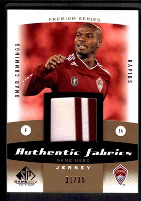 2011 SP Game Used MLS premium fabrics 31/35 Omar Cummings Colorado Rapids 2 colo - Image 1 of 2