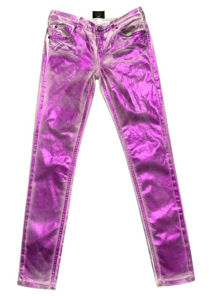 Pantalón para mujer LEE X VIVIENNE WESTWOOD M.I.Turkey rosa mezcla de algodón talla 27. PEC Foto 1 de 4