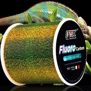 Nuevo Camuflaje Fluorocarbono Recubrimiento 300m Carrete Fluoro Línea de Pesca Pesca Pesca de Carpa - Imagen 1 de 13
