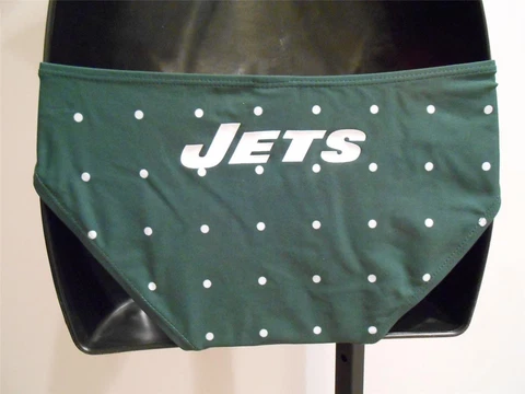 NEW OFFICIAL NFL New York Jets Womens Sizes S-M-L Swimsuit Bikini Bottoms Only Cover