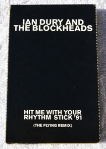 Ian Dury & The Blockheads - Hit Me With Your Rhythm Stick '91 Aust Cassingle - Picture 1 of 4