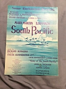 Partituras vintage 1949 Some Enchanted Evening South Pacific M. Martin Pinza f1 - Imagen 1 de 3