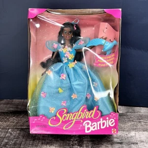 1995 Mattel SONGBIRD Barbie African American #14486 Singing Songbird - Picture 1 of 11