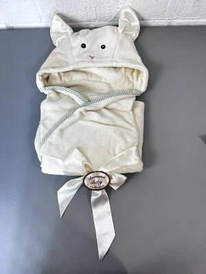 Vintage New Baby Bearington Hooded Lamby Hugs Towel - Image 1 of 4