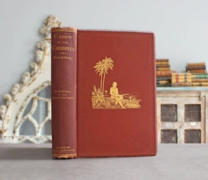 Rare Antique Old Book Naturalist Caribbean 1880 Illustrated Dominica Grenada ⭐️ - Picture 1 of 24