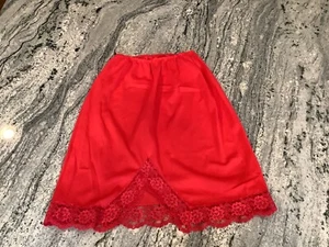Vintage Roger’s Nylon Lace Trim Half Slip S M - Picture 1 of 7