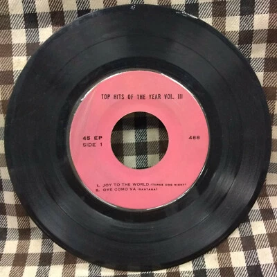 EP vinyl records rare original VG 45RPM 7" 488 Joy to The World - Image 1 of 4