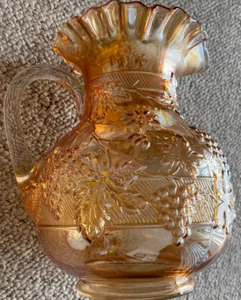 Jarra iridiscente cristal caléndula cristal Fenton - Imagen 1 de 6
