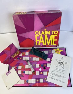 Parker Brothers Claim To Fame Board Game Party 4 Plus Players Team Celebrities - Picture 1 of 8