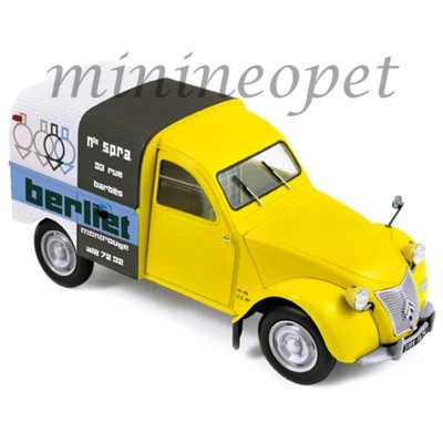 NOREV 181600 1956 CITROEN 2CV FOURGONNETTE ASSISTANCE BERLIET 1/18 YELLOW - Image 1 of 2