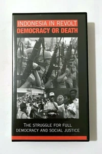 Indonesia in Revolt Democracy or Death 1998 Suharto East Timor Doco RARE PAL VHS - Picture 1 of 4