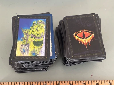 1995 LOTR CCG TCG FFG Middle Earth 400+ game cards unsorted ogres dwarves lands - Image 1 of 4