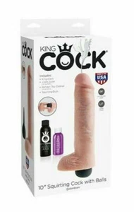 fallo dildo realitico con testicoli squirting vaginale anale pene finto sex toys - Imagen 1 de 6