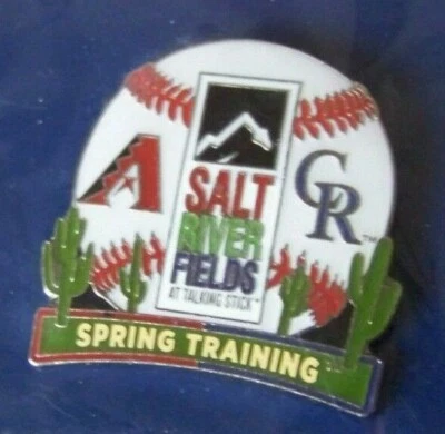 2020 2021 pin Diamondbacks Rockies Cactus League Spring Training Salt River Fld - Image 1 of 4