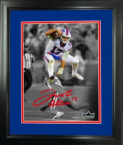Framed Josh Allen Buffalo Bills Facsimile Engraved Auto 12"x15" Photo HOFSM Holo - Picture 1 of 1