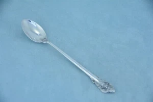Cuchara de alimentación infantil Wallace Grande barroca de plata de ley de 5 5/8" sin monograma - Imagen 1 de 7