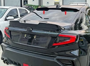 FOR SUBARU 2022+ WRX VB JDM V STYLE REAR ROOF SPOILER WING GLOSS BLACK VISOR LID - Picture 1 of 8