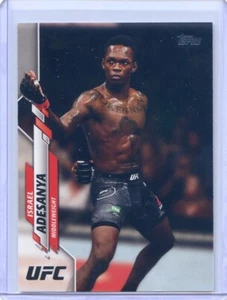 2020 Topps UFC MMA #75 Israel Adesanya - Middleweight - Picture 1 of 3